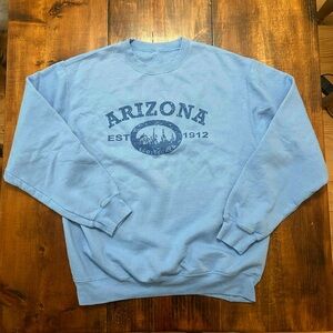 Blue Scottsdale Arizona crewneck sweatshirt Medium